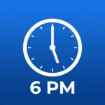 How Long Until 6 PM Today? - live countdown timer